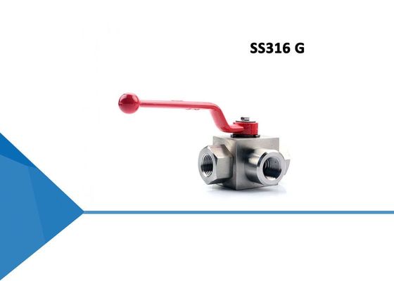 Edelstahl-hydraulisches Kugelventil Faden SS316 G für Öl