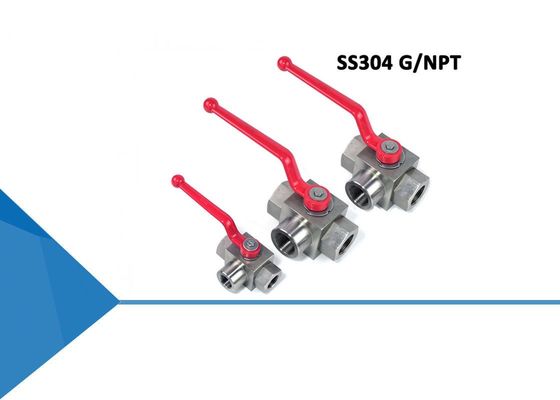Ein guter Preis. Korrosionsbeständige SS304 Weisen-hydraulisches Kugelventil des Faden-3 Online